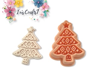 Scandinavian Tree Polymer Clay Cutter Earring Jewelry Tool