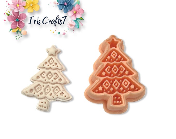 Scandinavian Tree Polymer Clay Cutter for Earring and Jewellery Making