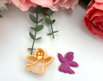 Ghost no. 2 Polymer Clay Cutter For Halloween Earring Making, Jewelry & Ceramic Tool