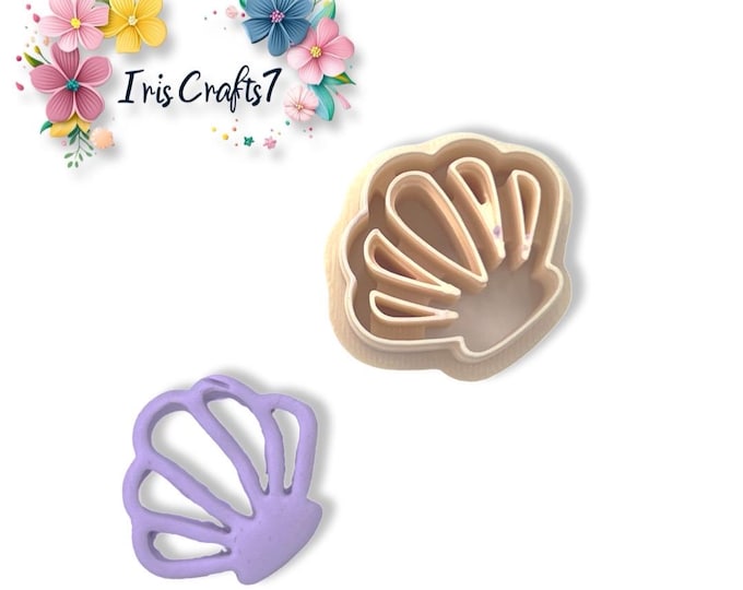 Shell Outline Polymer Clay Cutter for Earring Design - Perfect for Jewelry Making
