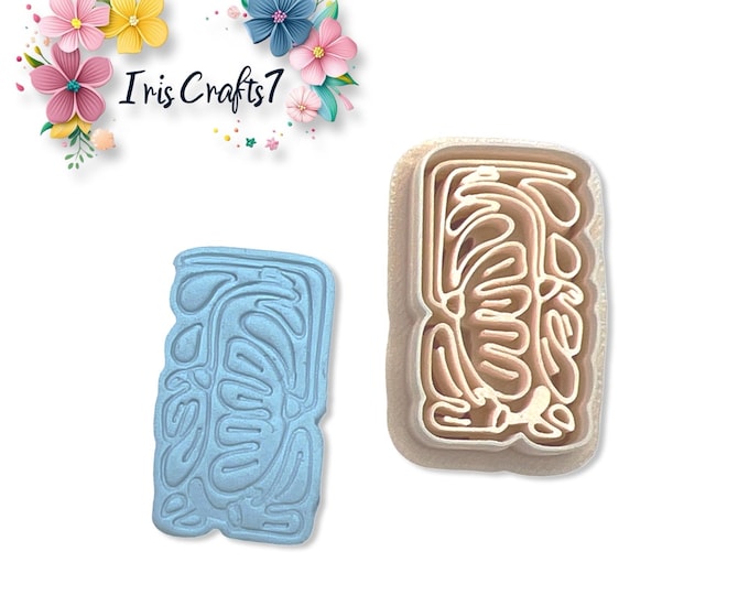 Boho Flower Clay Cutter 30 - Crafting Tool for DIY Projects, Polymer Clay, Fondant & Sugarcraft Mold