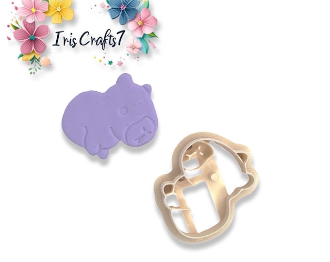 Capybara Polymer Clay Cutter Tool for Earrings Making - Cute Animal Shaped Clay Craft Supplies for Jewelry Designing