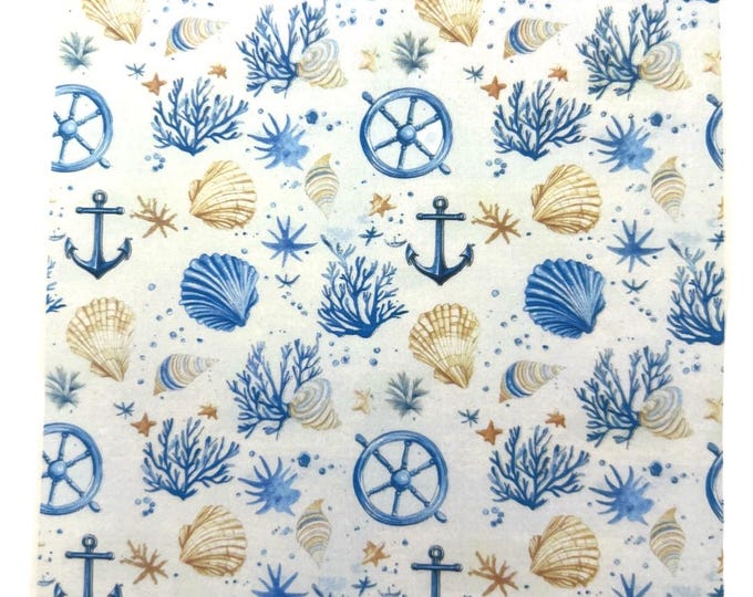 Seashell 1 image transfer paper_ Clay tools_ Earring making_ Magic transfer paper_ Water soluble paper