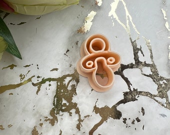 Pacifier Polymer Clay Cutter: 3D Printed PLA
