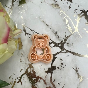 Valentine Teddy bear polymer clay cutter| Clay cutters| Jewellery tools| Clay tools| Earrings cutter| Ceramic cutters