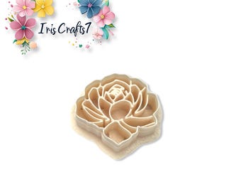 Rose No 4 Polymer Clay Cutter | Floral Earring Making Tool | Jewelry Craft Supplies