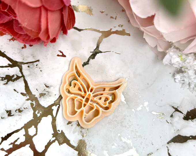 Clay cutters Butterfly Hearts| Polymer clay cutters| Silver clay| Ceramic tools