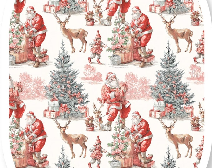 Christmas no.17 Image Transfer Paper - Water Soluble Sheet for Polymer Clay Earrings