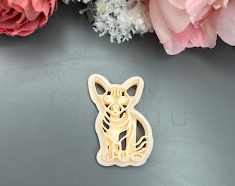Cat 7 Polymer Clay Cutters_ Earring Making_ Ceramic tools_ Handmade Jewellery