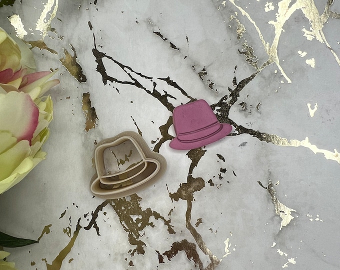 Hat polymer clay cutter