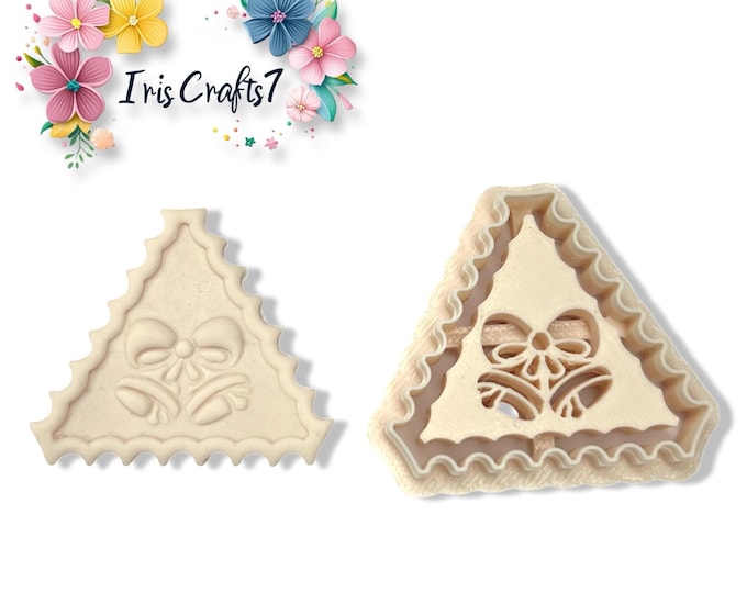 Christmas Bells Stamp Polymer Clay Cutter for Handmade Earring, Jewellery Tools