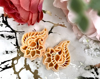 Polymer Clay Cutters Set Swan Design | Tools for Earrings and Handmade Jewelry