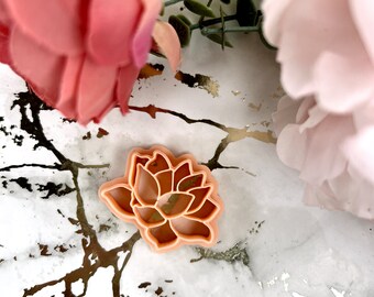 Lotus 5 Polymer Clay Cutter for Earrings and Jewelry Making
