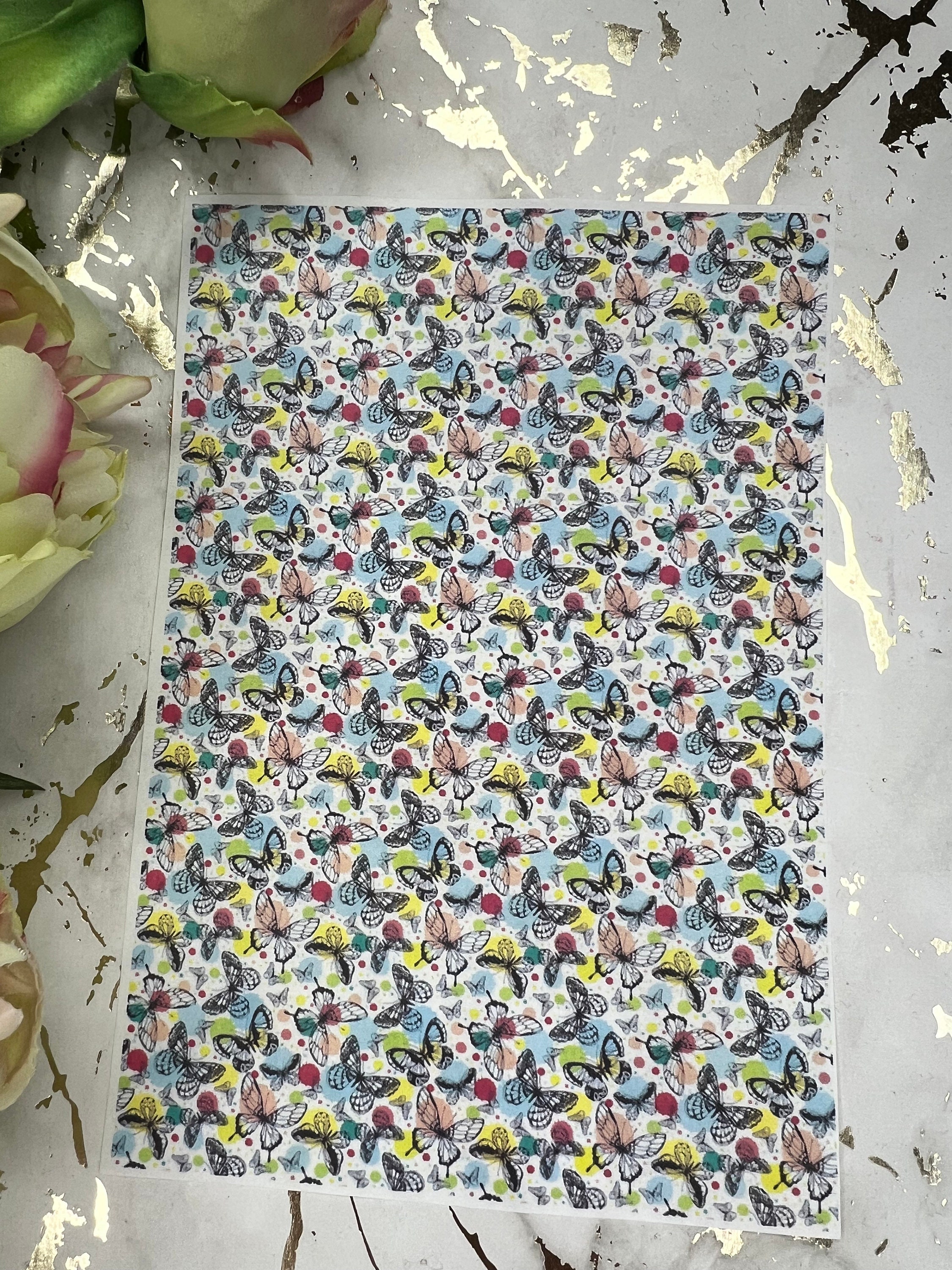 How to Transfer Wrapping Paper on Polymer Clay! 