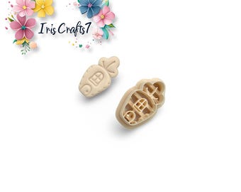 Carrot House Polymer Clay Cutters - Earring Making - Ceramic Tools