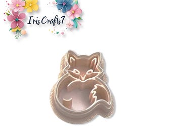 Fox no.4 Polymer Clay Cutter: Handmade Forest Animal Earring Tool