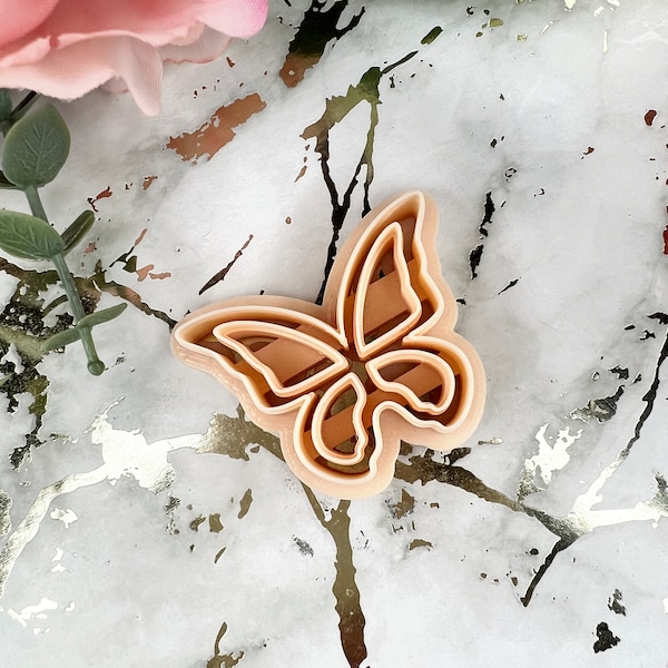 Butterfly cut out polymer clay cutter