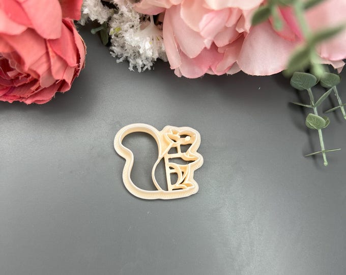 Clay cutters Squirrel 2_ Ceramic tools_ Earring making_ Polymer clay cutters_ Silver clay