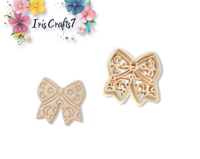 Night Star Ribbon Polymer Clay Cutters: Jewelry Making Tools