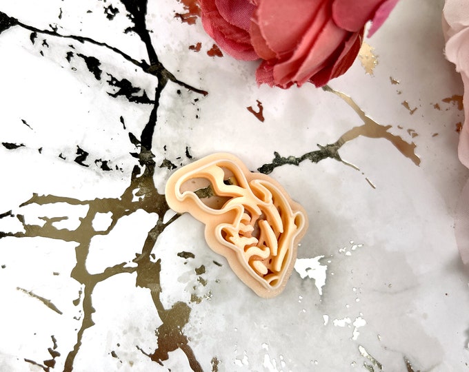Clay cutter Koi Fish 2| Ceramic tools| Metal clay| Polymer clay cutters| Clay tools