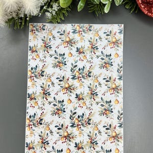 Carta da trasferimento natalizia 12 per pasta polimerica - Disegni festivi
