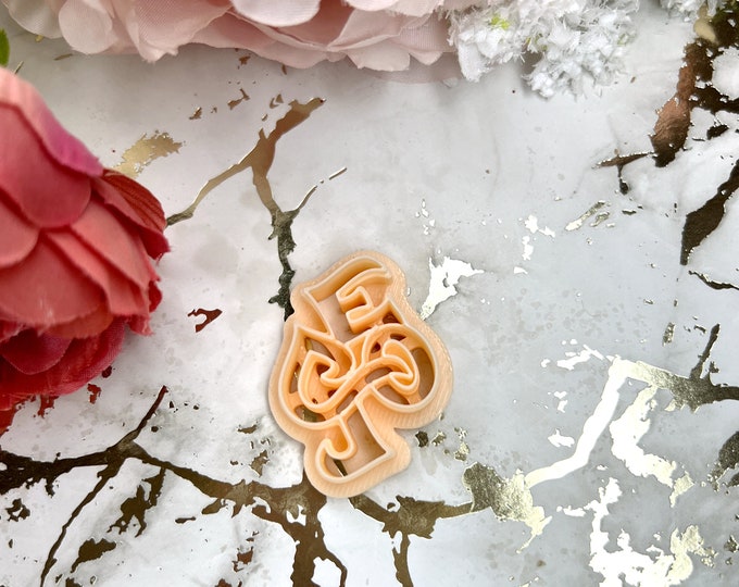 Clay cutter Love text 2| Valentine earrings| Polymer clay cutters| Metal clay| Ceramic tools