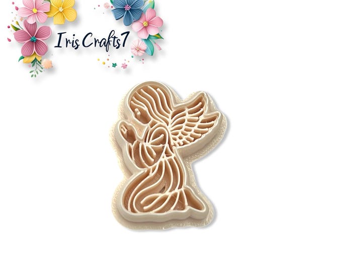 Angel in Preyer Polymer Clay Cutter for Jewellery & Earring Making, Handmade Craft Tools