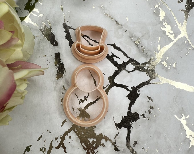 Clay cutters Snowman 3| Polymer clay cutters| Jewellery tools| Ceramic cutters| Earrings cutters| Clay tools
