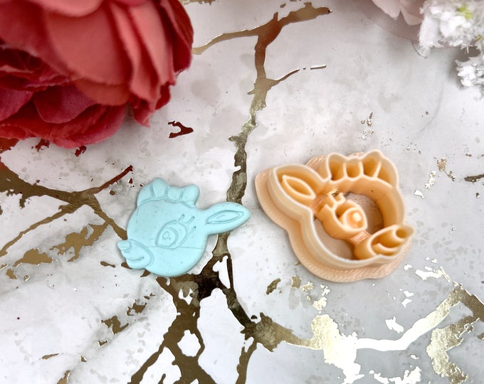 Clay cutter Cute Deer| Christmas earrings| Polymer clay cutters| Ceramic tools