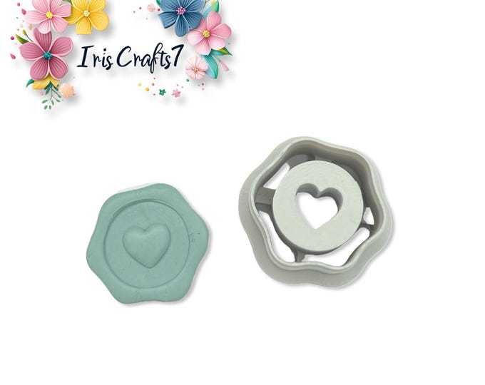 Wax Love Polymer Clay Cutter for Valentine Earrings Jewelry Tool
