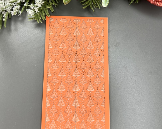 Polymer clay texture mat Christmas Tree 1_ Rubber texture mat_ Christmas texture_ Clay tools_ Handmade Jewellery