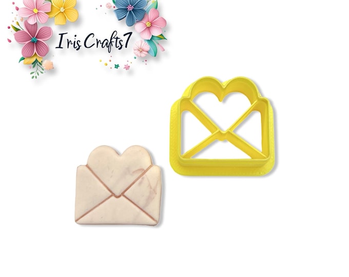 Valentine Envelope No 3 Polymer Clay Cutter for Earrings Jewelry Tool