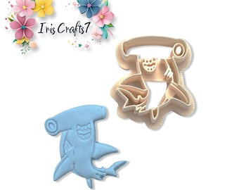 Hammerhead Shark Polymer Clay Cutter | Sea Life Earring Shape | Craft Tool