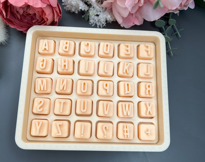 Alphabet Stamps_ Polymer Clay Cutters_ Earring Making_ Clay Tools
