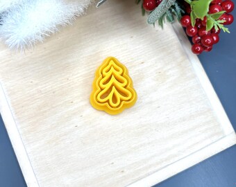 Christmas Tree 22 Polymer Clay Cutter - Handmade Earrings - Jewellery Making