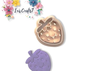 Vampire Strawberry Polymer Clay Cutter - Earring Tool