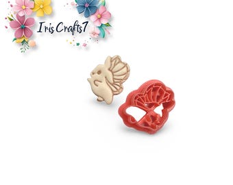 Bunny Butterfly Polymer Clay Cutters – Cute Earring Making Tools – Spring Rabbit & Insect DIY Jewelry Supplies