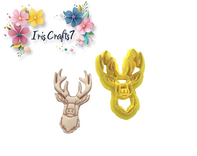 Deer 10 Polymer Clay Cutter - Earrings Making - Ceramic Tools