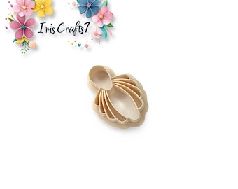 Polymer Clay Cutter Scalloped 8 - Handmade Earrings