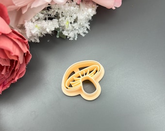 Mushroom No 10 Polymer Clay Cutter Earring Jewelry Tool