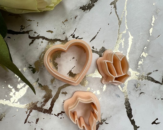Sacred heart polymer clay cutter