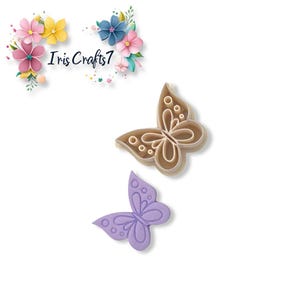 Butterfly 16 polymeerklei uitsteker - handgemaakte oorbellen - keramisch gereedschap - koekjesvormer