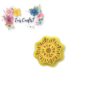 Circle of Seashells 2 Polymer Clay Cutter - Earring Making - Ceramic Tools - Handmade Jewellery