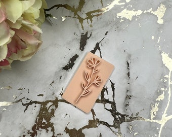 Flower Polymer Clay Stamp: Floral Design