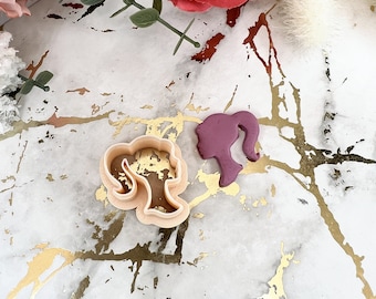 Clay cutters Woman profile 2| Polymer clay cutters| Clay tools| Earrings cutters| Jewellery tools| Ceramic cutters