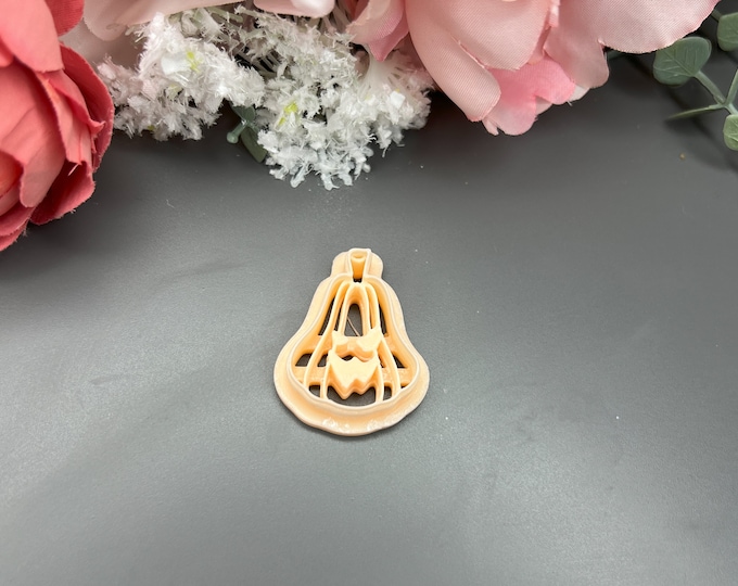 Polymer clay cutter Pumpkin 3_ Halloween Jewellery_ Ceramic tools_ Earring Making_ Clay Cutters