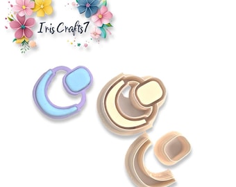 Bezel 6 Polymer Clay Cutters Set – Shape for Earring Making, Jewelry Crafts, DIY