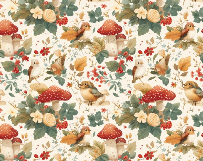 Forest 1 Transfer Paper for Polymer Clay – Water-Soluble Image Sheet – Woodland Scene for DIY Earrings & Crafts
