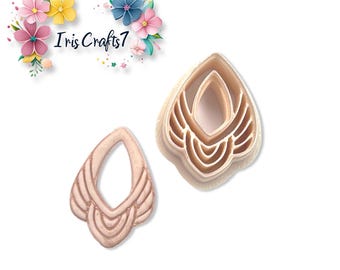Elegant Pendant Polymer Clay Cutters – Unique Earring Making Tools – DIY Jewellery Supplies – Chic Clay Cutter for Earrings