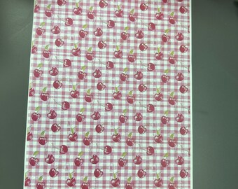 Cherries no.2 Image Transfer Paper: Polymer Clay Earring Making